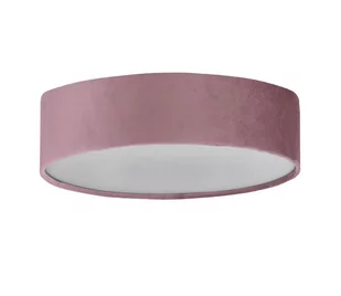 Searchlight 23298-2PI - Plafon DRUM PLEAT 2xE27/60W/230V różowy - Lampy sufitowe - miniaturka - grafika 1