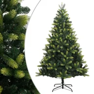 Choinki - vidaXL sztuczne choinka zawiasowa ze stojakiem, 180 cm - miniaturka - grafika 1
