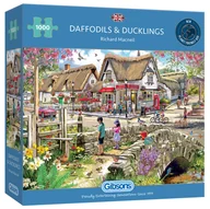 Puzzle - G3 Gibsons Puzzle 1000 Żonkile i kaczuszki Gibsons - miniaturka - grafika 1