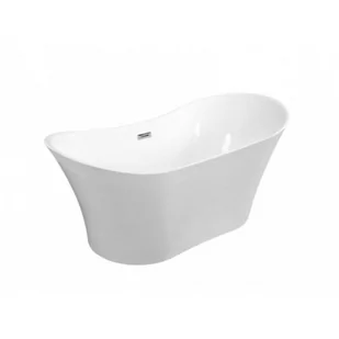 Besco WAS-170-ABG AMBER wanna wolnostojąca maskownica syfonu z przelewem grafitowa 170 x 80 - Wanny - miniaturka - grafika 2