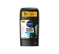 Dezodoranty i antyperspiranty dla kobiet - Nivea Men, Black White, Antyperspirant męski w sztyfcie - miniaturka - grafika 1