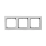 Klawisze i ramki - Ospel Ramka 3-krotna pozioma i pionowa, Impresja R-3Y/00, kolor biały - miniaturka - grafika 1