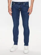 Spodnie męskie - Guess Jeansy Miami M3YAN1 D52F1 Granatowy Skinny Fit - miniaturka - grafika 1