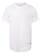 Koszulki męskie - Jack & Jones T-shirt męski Mężczyźni Bawełna biały jednolity, S - miniaturka - grafika 1