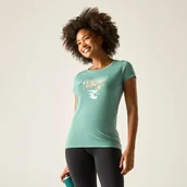 Koszulki i topy damskie - Regatta Koszulka damska Breezed Zielony, Cotton, Rozmiar: 34 - miniaturka - grafika 1