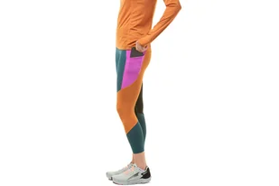 RONHILL Legginsy biegowe damskie TECH CROP TIGHT deep lagoon/thistle - Spodnie sportowe damskie - miniaturka - grafika 7