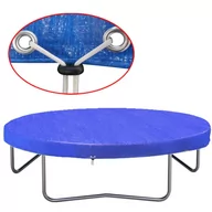 Akcesoria do trampolin - vidaXL Plandeka na trampolinę, PE, 360-367 cm, 90 g/m, 90588 - miniaturka - grafika 1