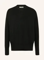 Moda i Uroda OUTLET - Jil Sander Sweter Z Kaszmiru schwarz - miniaturka - grafika 1