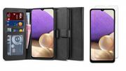 Etui i futerały do telefonów - Samsung Etui Wallet 2 + szkło do Galaxy A32 5G - miniaturka - grafika 1