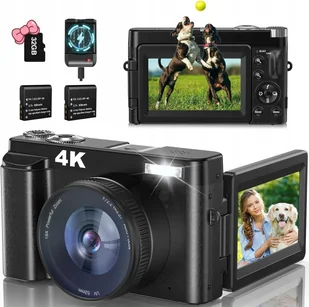Aparat cyfrowy kompaktowy 4K karta 32 G 48 MP - Aparaty Cyfrowe - miniaturka - grafika 1