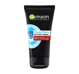 Garnier Czysta Skóra Aktywny Węgiel Maska peel-off przeciw zaskórnikom 50ml 44297-uniw - Maseczki do twarzy - miniaturka - grafika 1