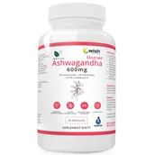 Witaminy i minerały - Wish Ashwagandha Extract 9% 600mg 90kaps. Witania Ospała - miniaturka - grafika 1