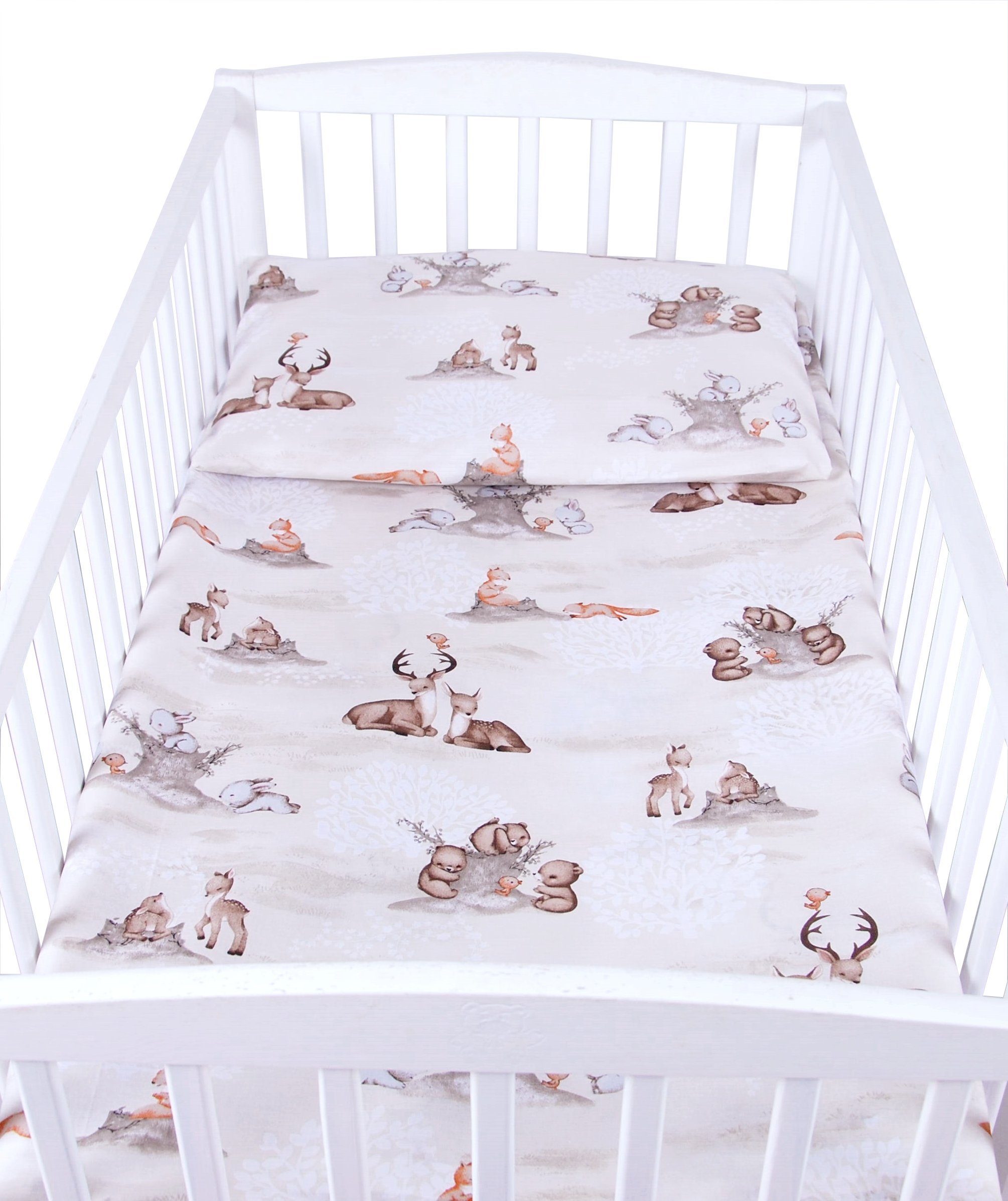BabyLux Pościel Do Łóżeczka 140x70 Dziecięca Niemowlęca 135X100 cm 4EL N133