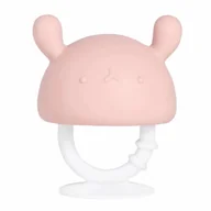Gryzaki dla dzieci - Gryzak logopedyczny - grzybek Teether mashroom zabawka sensoryczna różowa - miniaturka - grafika 1