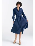 Sukienki - Nife Sukienka w kolorze granatowym - miniaturka - grafika 1