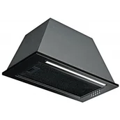 Okapy kuchenne - Toflesz Linea Bravo 56,4 Czarny Mat - miniaturka - grafika 1