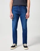 Spodnie męskie - Męskie spodnie jeansowe proste Wrangler RIVER W36 L30 - miniaturka - grafika 1