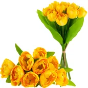 Sztuczne kwiaty - Tulipany Bukiet Tulipanów Kwiaty Sztuczne Bukiety Wielkanocny Stroik - miniaturka - grafika 1