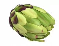 Sztuczne kwiaty - 1x SZTUCZNY KWIAT karczoch na bukiet wazon stroik - miniaturka - grafika 1