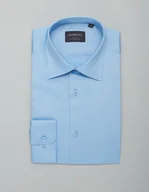 Koszule męskie - koszula simeria 00426 długi rękaw niebieski slim fit - miniaturka - grafika 1