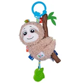 Zawieszki dla dzieci i niemowląt - Dumel Balibazoo Zawieszka Sensoryczna Leniwiec Alek 0m+ - miniaturka - grafika 1