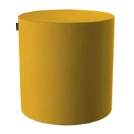 Pufy i podnóżki - Dekoria Puf Barrel musztardowy szenil 40 wys 40 cm Etna 1224-705-04 - miniaturka - grafika 1