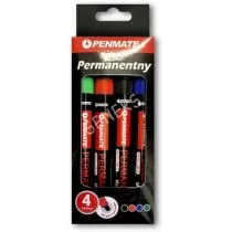 Marker permanentny Penmate 4 kolory - Przybory szkolne - miniaturka - grafika 1