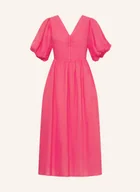 Sukienki - Mrs & Hugs Sukienka Z Lnu pink - miniaturka - grafika 1