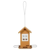 Karmniki dla ptaków - Zolux Karmnik dla ptaków Domek z 4 oknami miodowy 39 cm - miniaturka - grafika 1