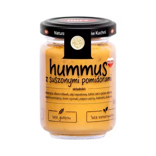 Hotz Hummus z suszonymi pomidorami HOTZ, 140g - Hummus - miniaturka - grafika 1