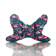 Kołdry i poduszki dla dzieci - Poduszka Podróżna Motylek Antywstrząsowy Minky - miniaturka - grafika 1