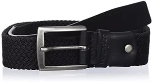 Wrangler Męski pasek Webbing Belt, czarny, 85 - Paski - miniaturka - grafika 1