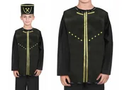 Stroje karnawałowe - STRÓJ GÓRNIK CZARNY 116-128 3el - miniaturka - grafika 1