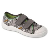 Buty dla dziewczynek - Befado obuwie dziecięce 772Y009 szare - miniaturka - grafika 1