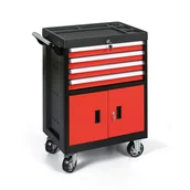 Wózki magazynowe - Szafka narzędziowa na kółkach, 4 szuflady, 965 x 664 x 464 mm - miniaturka - grafika 1