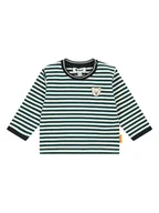 Kaftaniki dla niemowląt - Steiff Koszulka w kolorze kremowo-zielonym - miniaturka - grafika 1