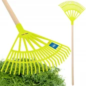 Grabie i motyki - GRABIE OGRODOWE PLASTIK 44cm GRABKI WACHLARZOWE LIŚCI TRAWY GRABIENIA TRZON - miniaturka - grafika 1