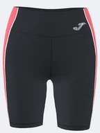 Spodnie sportowe damskie - Joma Szorty funkcyjne w kolorze czarno-jasnoróżowym - miniaturka - grafika 1