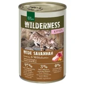 Mokra karma dla kotów - REAL NATURE WILDERNESS Kitten Wide Savannah Jagnięcina i dzik 12x400 g - miniaturka - grafika 1
