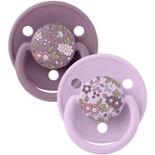 Smoczki uspokajające - BIBS x Liberty De Lux One Size smoczek Violet Sky / Mauve 2 szt. - miniaturka - grafika 1