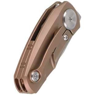 Nóż składany Bestech Tulip Frame Lock Pink Titanium, Stonewash / Satin M390 by Ostap Hel (BT1913D) - Noże - miniaturka - grafika 5