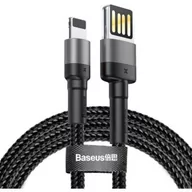 Kable USB - Baseus Kabel CALKLF-H91 (USB 2.0 M - Lightning M; 2m; kolor szaro-czarny) 2_231066 - miniaturka - grafika 1