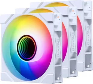 Wentylator Phanteks M25G2-120 D-RGB Reverse Blade 3-pack biały PH-F120M25R_G2_DWT01_3P - Wentylatory komputerowe - miniaturka - grafika 1
