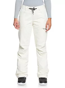 ROXY Długie spodnie damskie białe S - Spodnie damskie - miniaturka - grafika 1