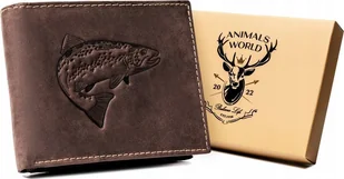 Always Wild Duży portfel męski z nubukowej skóry naturalnej - Always Wild NoSize - Portfele - miniaturka - grafika 1