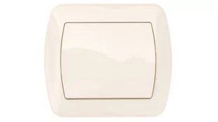 Kontakt Simon - Akord - Łącznik Pojedynczy z ramką beż AW1/12 - Wyłączniki światła i elektryczne - miniaturka - grafika 1