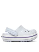 Buty dla dziewczynek - Crocs Klapki Crocband Clog T 207005 Szary - miniaturka - grafika 1