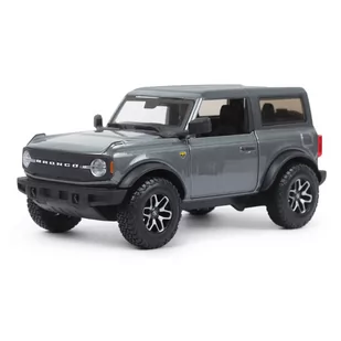 Maisto, 2021 Ford Bronco Badlands, Szary, 1/24, 31530 - Kolekcjonerskie modele pojazdów - miniaturka - grafika 1