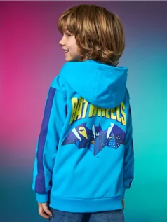 Swetry dla chłopców - Sinsay - Bluza Batman - niebieski - grafika 1