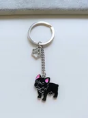 Breloki - Breloczek Brelok Do Kluczy Pies Buldog Francuski - miniaturka - grafika 1